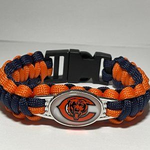 Chicago Bears NFL Paracord Bracelet NEW